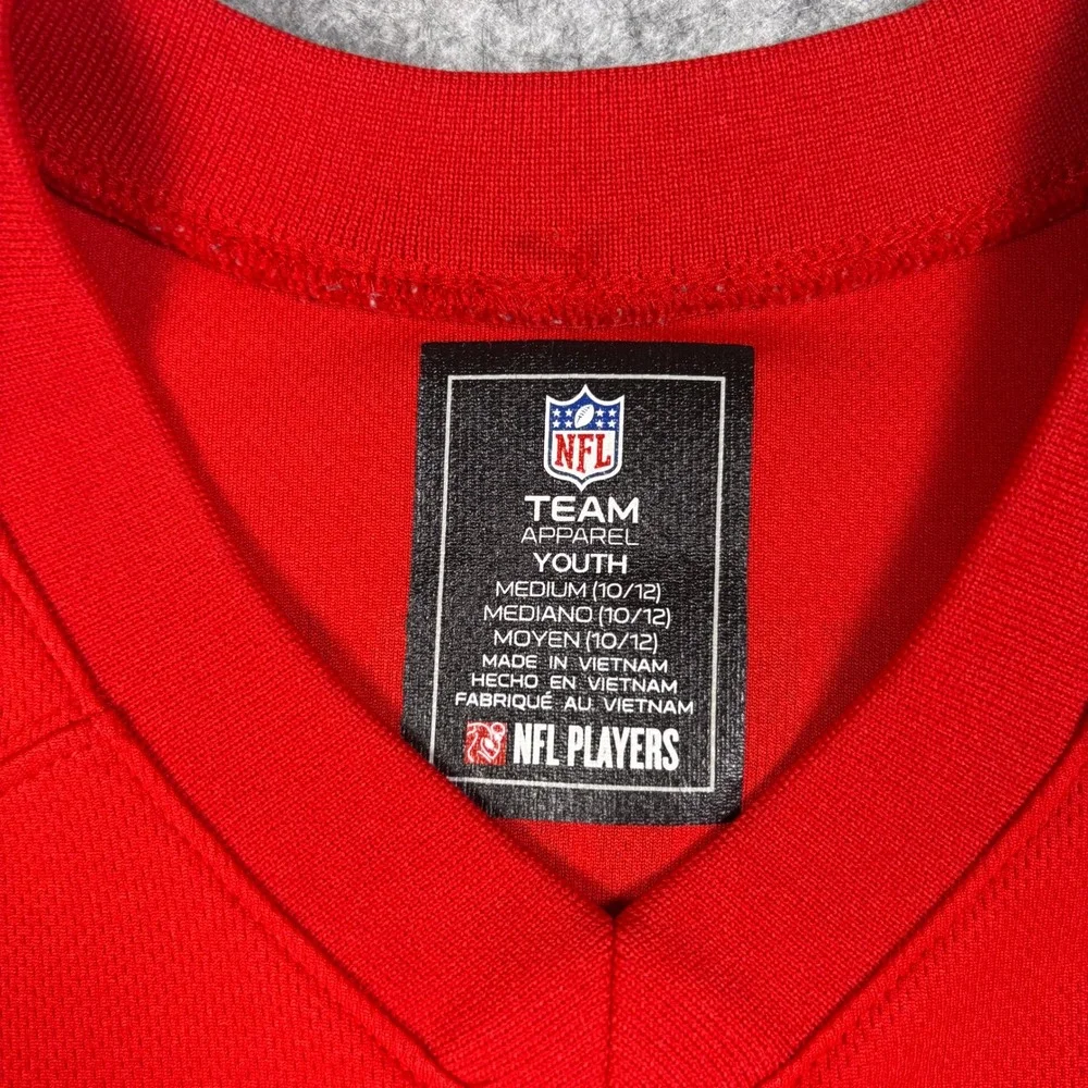 NFL Team Apparel Patrick Mahomes Kansas City Chiefs Jersey Youth Medium Red 15